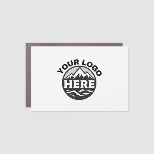 Simple Business Logo Company Promotional  Car Magnet