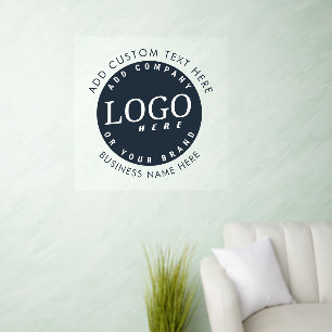 Simple Business Logo Corporate Custom Wall Decal