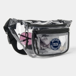 Simple Business Logo Corporate Employees Clear Fanny Pack