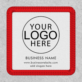Simple Business Logo Corporate Swag Custom Patch