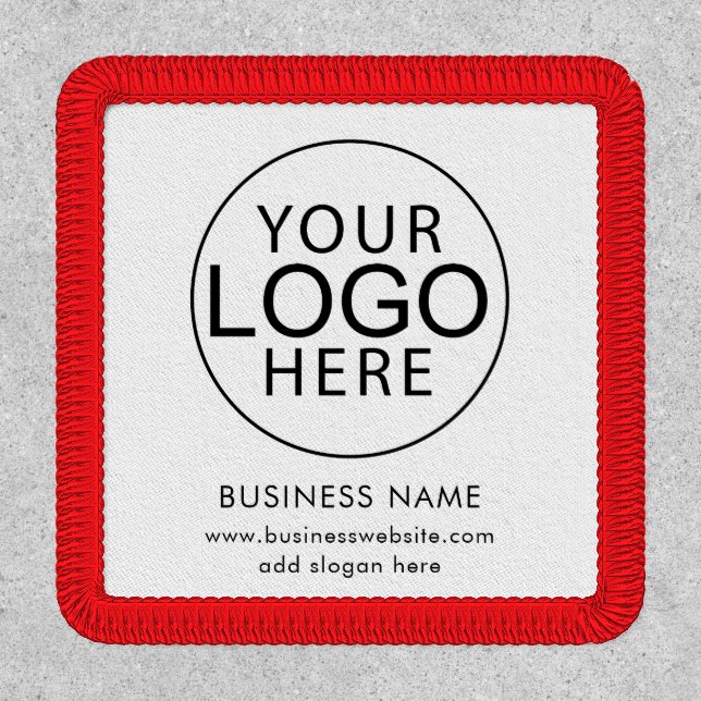 Simple Business Logo Corporate Swag Custom Patch (Front)