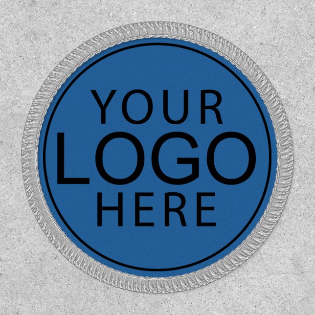 Simple Business Logo Custom Corporate Giveaway Patch (Front)