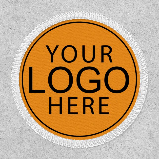 Simple Business Logo Custom Corporate Staff Patch (Front)