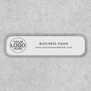 Simple Business Logo Custom Giveaway Patch