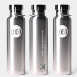 Simple Business logo Custom QR code website  Water Bottle<br><div class="desc">Make a bold statement with our Professional Business logo Custom QR code website Water Bottle. This sleek and stylish water bottle provides the perfect canvas to showcase your business logo and enhance your brand visibility. By placing your business logo on this water bottle, you not only create a professional and...</div>