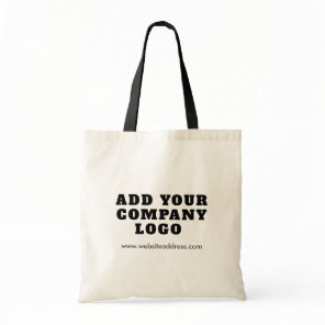 Simple Business Logo Employees Custom Tote Bag