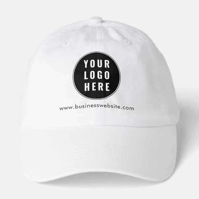 Simple Business Logo Employees Event Hat (Front)
