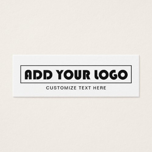 Simple Business Logo Label Clothing Hang Tag