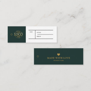 Simple Business Logo Label Clothing Price Hang Tag