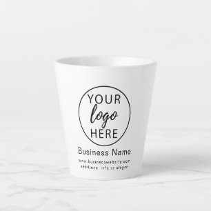 Simple Business logo Latte Mug