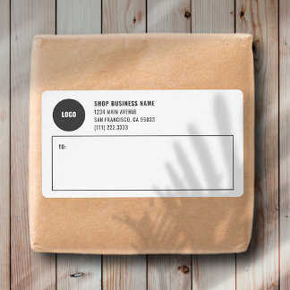 Simple Business Logo Mailing Shipping Labels