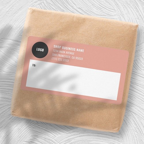Simple Business Logo Mailing Shipping Labels