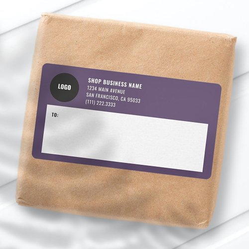 Simple Business Logo Mailing Shipping Labels