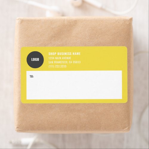 Simple Business Logo Mailing Shipping Labels