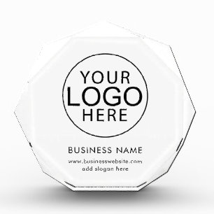 Simple Business Logo Minimalist Custom Photo Block