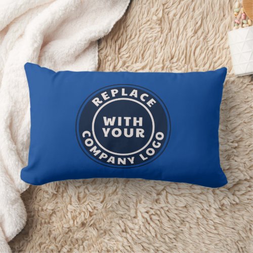 Simple Business Logo Minimalist Lumbar Pillow