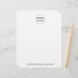 Simple Business Logo Modern Letterhead
