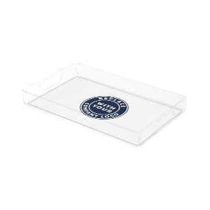 Simple Business Logo Modern Matching Acrylic Tray