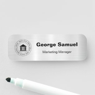 Simple Business Logo   Name   Designation Tag