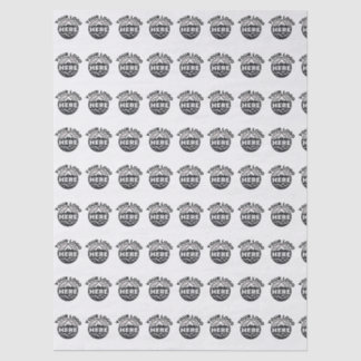 Simple Business Logo Pattern Custom Branded  Tissue Paper
