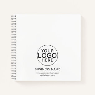 Simple Business Logo Promotional Custom Notebook