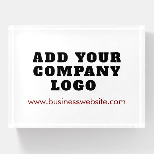 Simple Business Logo Promotional Paperweight