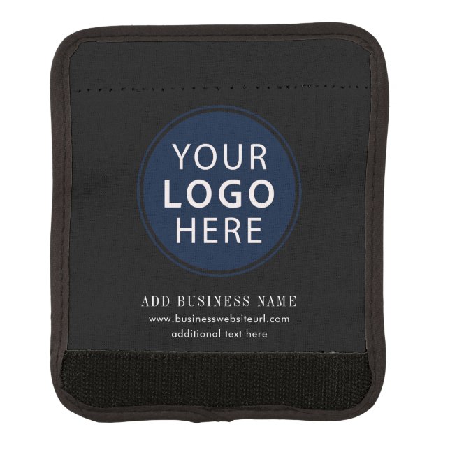 Simple Business Logo Promotional Swag Custom Luggage Handle Wrap (Front)