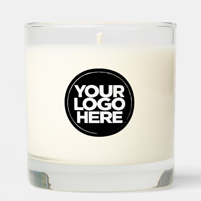 Simple Business Logo Replacement Scented Candle (Business logo custom Sciented Candle)
