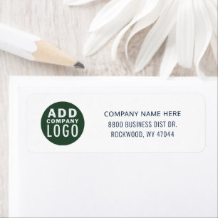 Simple Business Logo Return Address Label