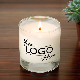 Simple Business Logo Scented Candle