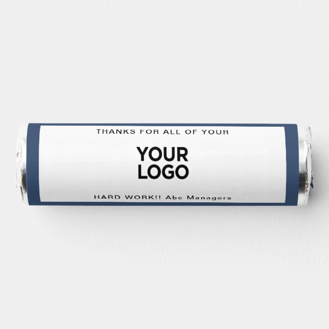 Simple Business Logo Text Employee Appreciation Breath Savers® Mints (Front)