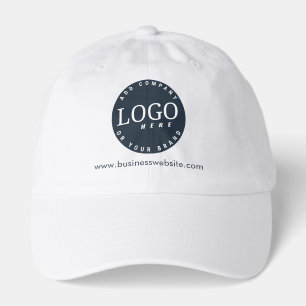 Simple Business Logo Website Address Employees Hat