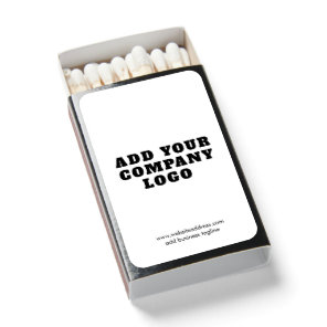 Simple Business Logo Website Promotional Matchboxes