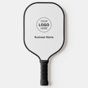Simple Business Name or Logo Professional Carbon Fiber Pickleball Paddle
