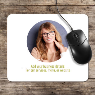 Simple Business Photo Custom Computer Mouse Pad