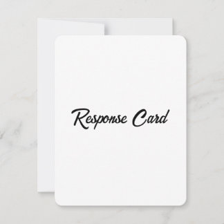 Simple Business Promotion 4.25" x 5.5" RSVP Card