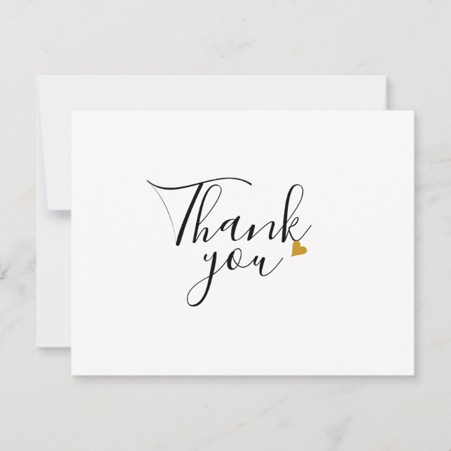 Simple Business Thank You Card (Front)