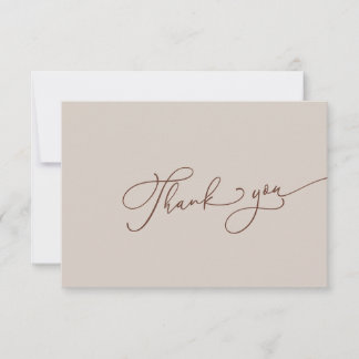 Simple Business Thank You Card
