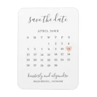 Personalised Save the Date Heart Magnet and Card, Arch Elegant Wedding Save  The Dates Acrylic golden Heart