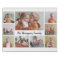 Simple Calligraphy Family Name Photo Collage