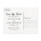 Simple Calligraphy Photo Wedding Save The Date