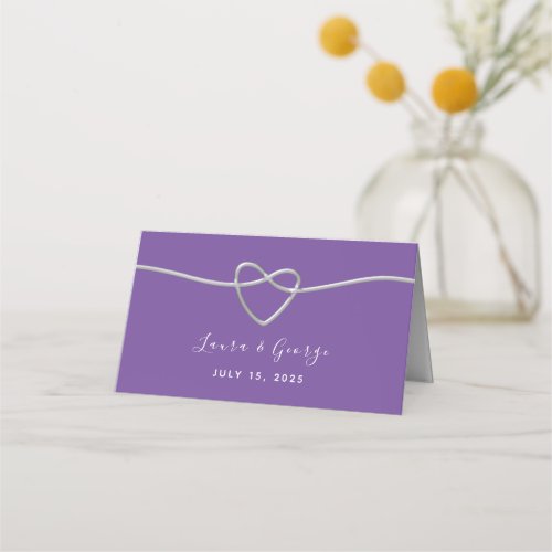 Simple Calligraphy Place Card