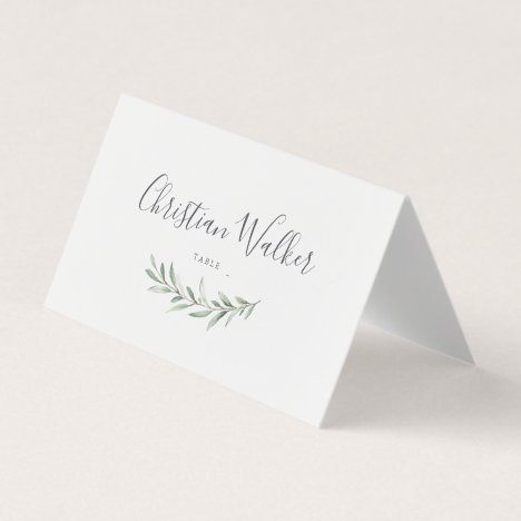simple wedding place cards