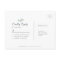 Simple calligraphy rustic greenery wedding RSVP