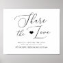 Simple Calligraphy Rustic Share The Love Sign