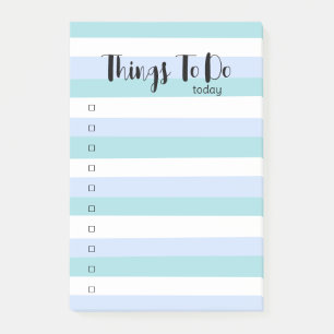 Simple Calm Color To Do List Post-it Notes