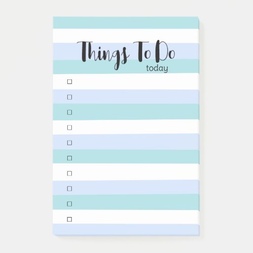 Simple Calm Color To Do List Post_it Notes