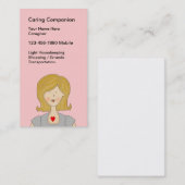 Simple Caregiver Cute Business Cards | Zazzle