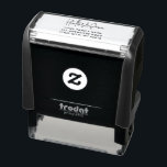 Simple Casual Wedding Elegant Return Address Self-inking Stamp<br><div class="desc">Minimalist Simple Casual Wedding Elegant Return Address self-inking stamp</div>