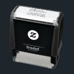 Simple Casual Wedding Elegant Return Address Self-inking Stamp<br><div class="desc">Minimalist Simple Casual Wedding Elegant Return Address self-inking stamp</div>